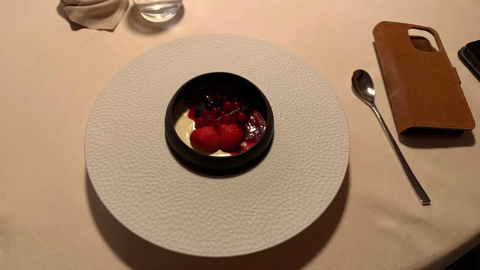 Dessert fruits rouges au Kapitel 7