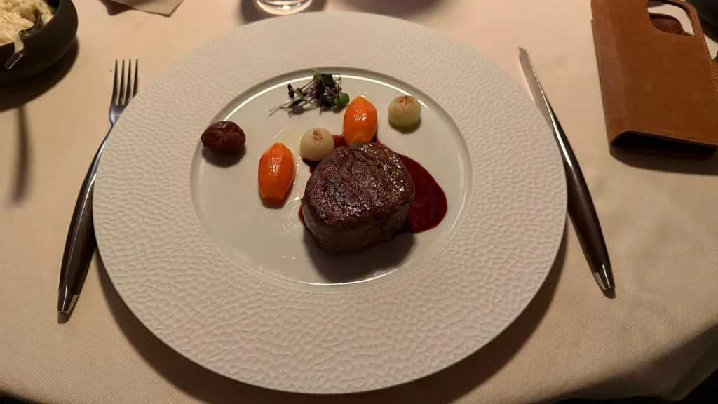Filet et légumes de saison au Kapitel 7