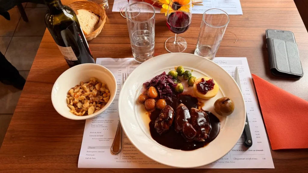 Chasse et spätzli au Manoir