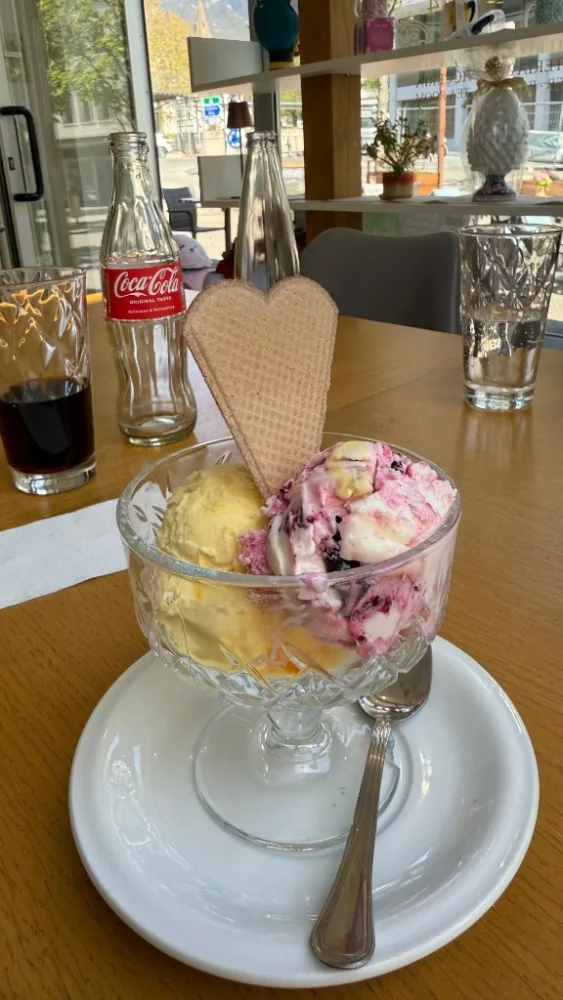 Glaces artisanales chez Alaimo à Sierre